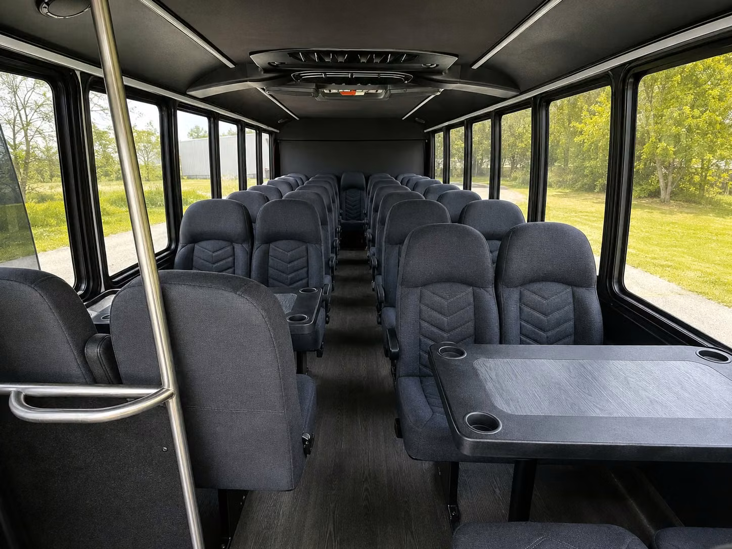 15 passenger minibus inside