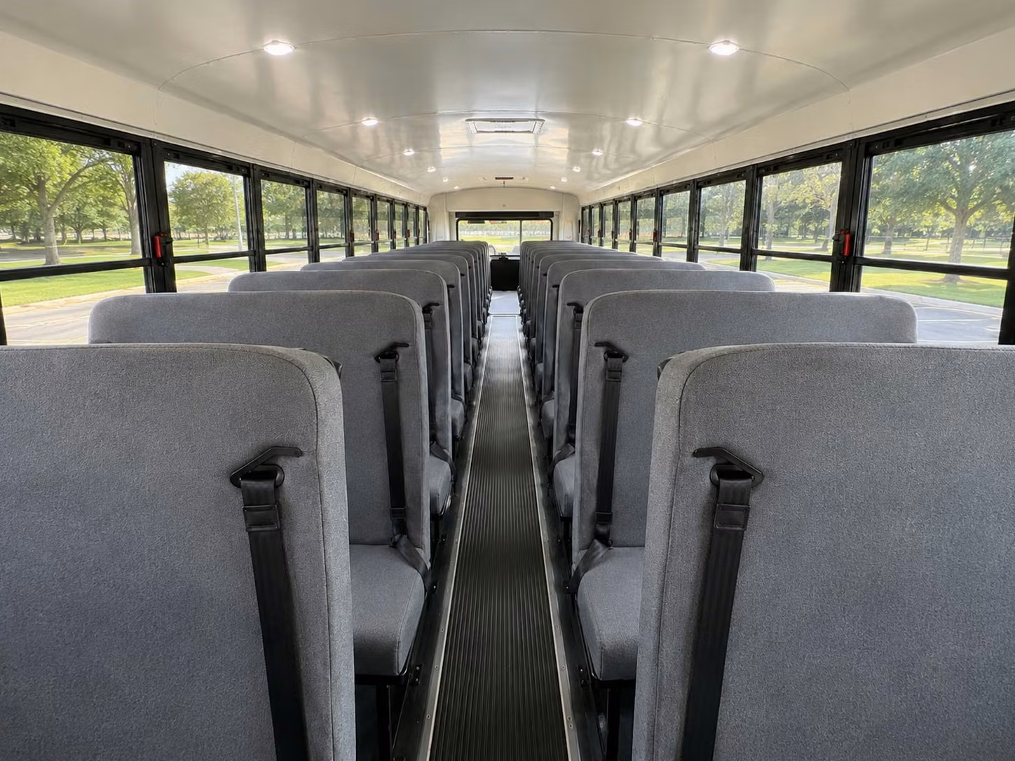 school bus interior