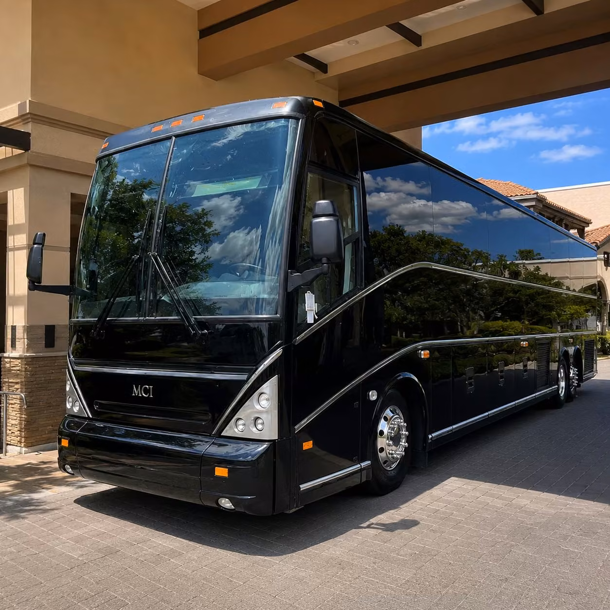 your wedding party deserves a private charter bus for the big day in chesapeake
